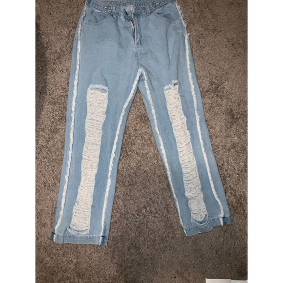 Women's Distressed Jeans Size 8/10 - Picture 6 of 12